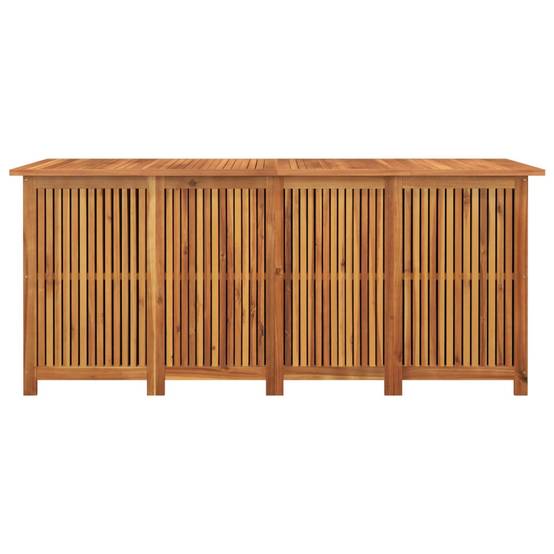 Coffre de rangement - Boîte de rangement de jardin 175x80x75 cm bois massif d'acacia rj67 - Image 4