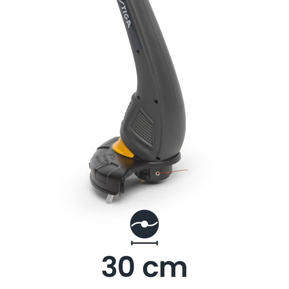 Stiga - Coupe-bordures électrique GT 104c, moteur 350W, largeur 24 cm, tête de fil double Tap&Go - STIGA - Image 3