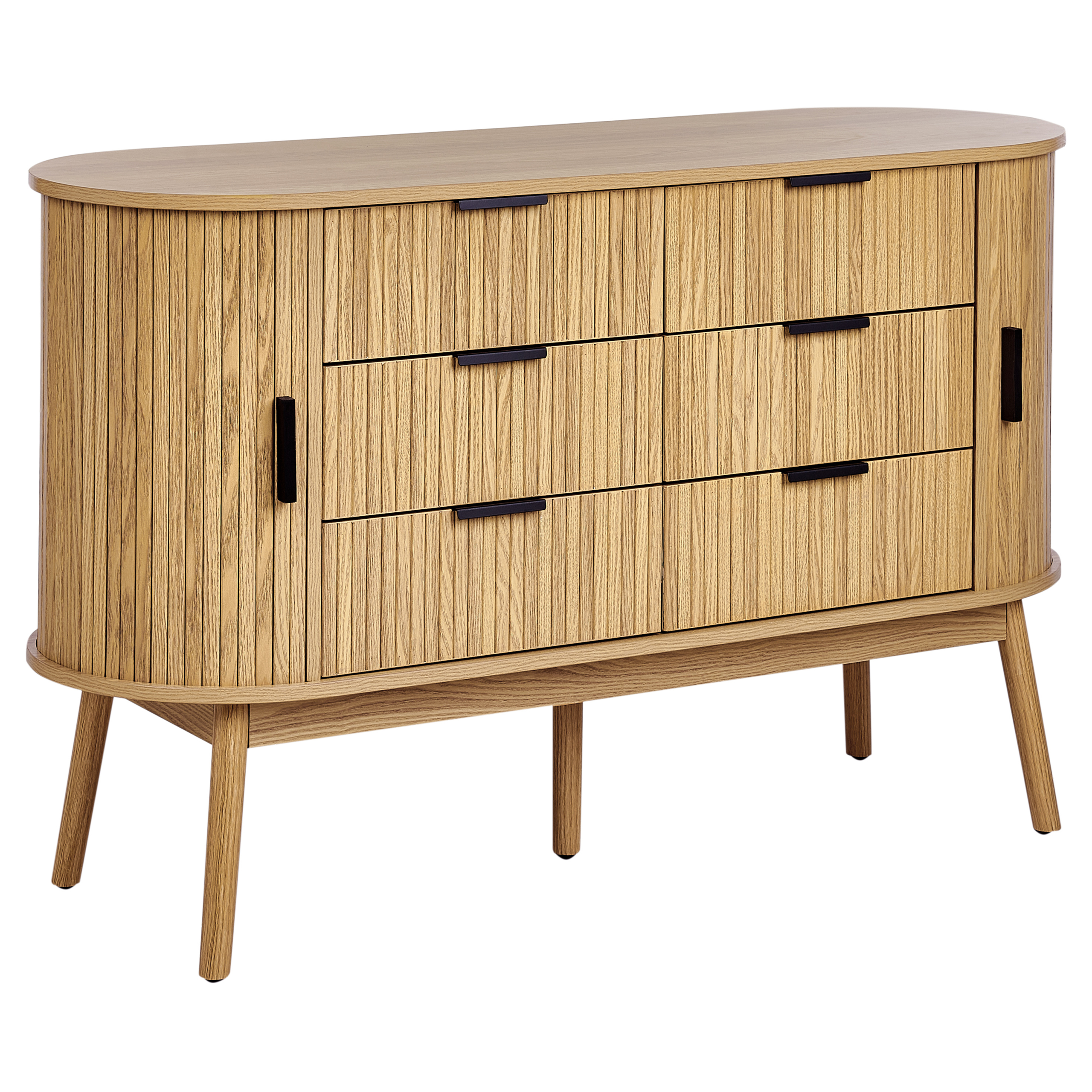 Beliani - Commode MDF Marron SELAH - 120x40x75- Beliani - Image 2