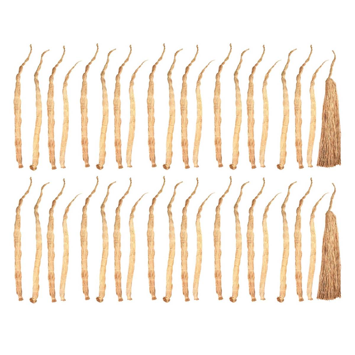 Aubry Gaspard - Raphia naturel en floche (4x250g) Lot de 10 - Image 1