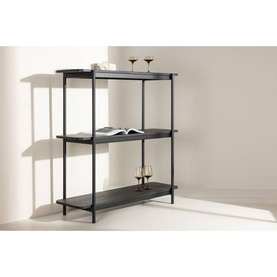 Étagère 3 Niveaux "Heim" 120cm Noir - Image 10