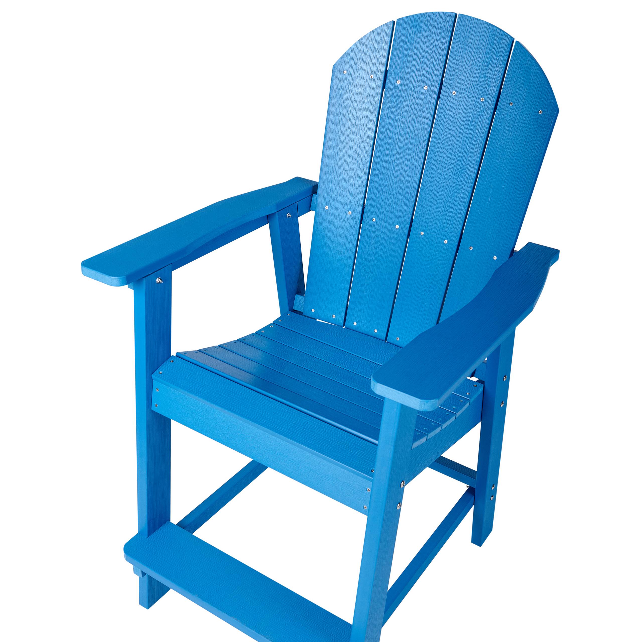 Beliani - Set de bistrot, 2 Personnes Matière synthétique Bleu ADIRONDACK - 58x71x133- Beliani - Image 7