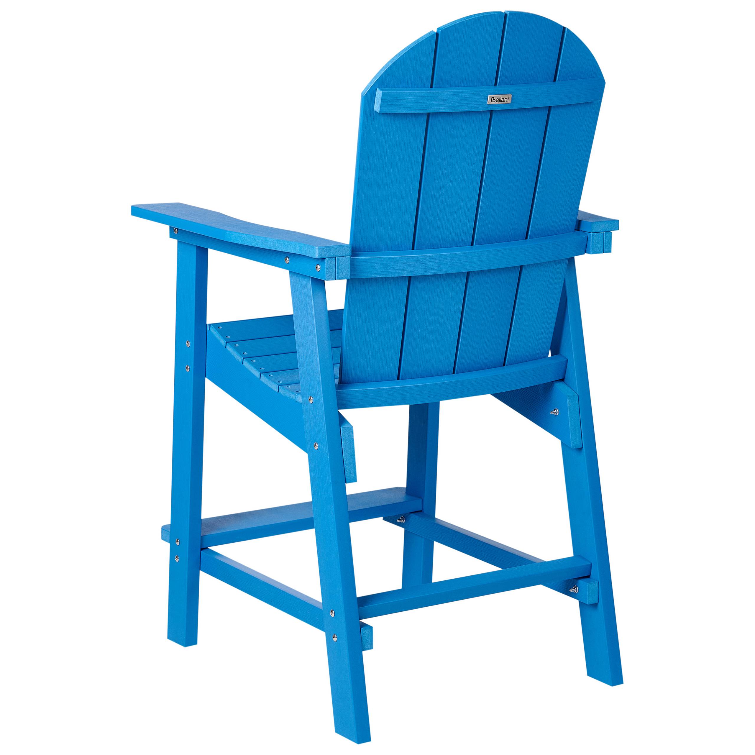 Beliani - Set de bistrot, 2 Personnes Matière synthétique Bleu ADIRONDACK - 58x71x133- Beliani - Image 6