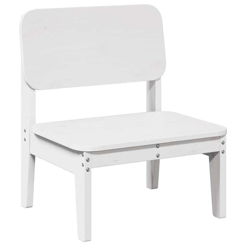 Prolenta Premium - Chaises de jardin bois blanc  60 x 52,5 x 72 cm  - Prolenta premium p381.3 - Image 3