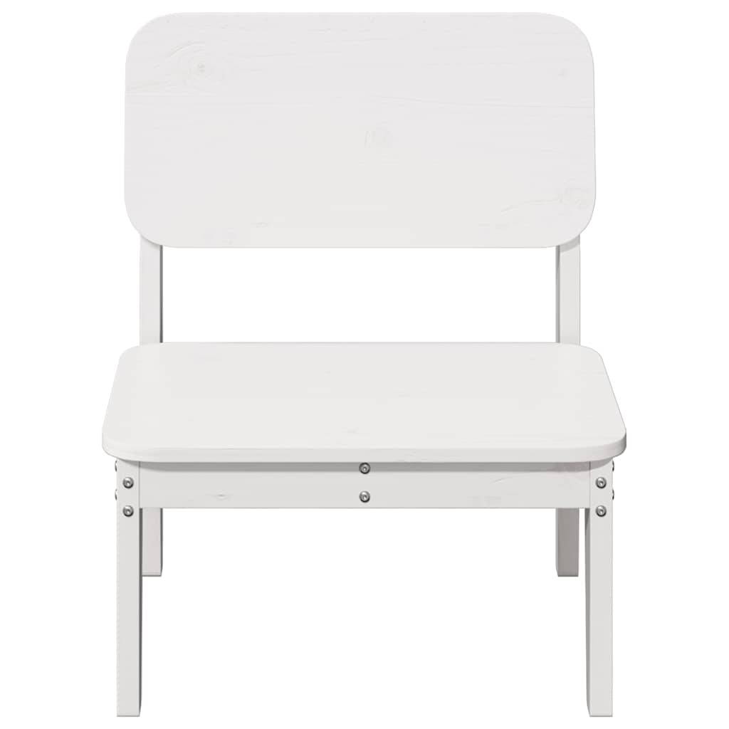 Prolenta Premium - Chaises de jardin bois blanc  60 x 52,5 x 72 cm  - Prolenta premium p381.3 - Image 4
