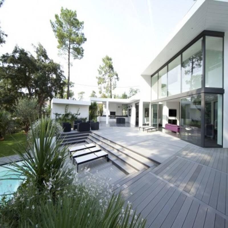PACK 15 m² lame de terrasse composite Prima + ACCESSOIRES (3 coloris) 2200mm - Gris anthracite, Epaisseur 19 mm, Largeur 12 cm, Longueur 220 cm - Image 3