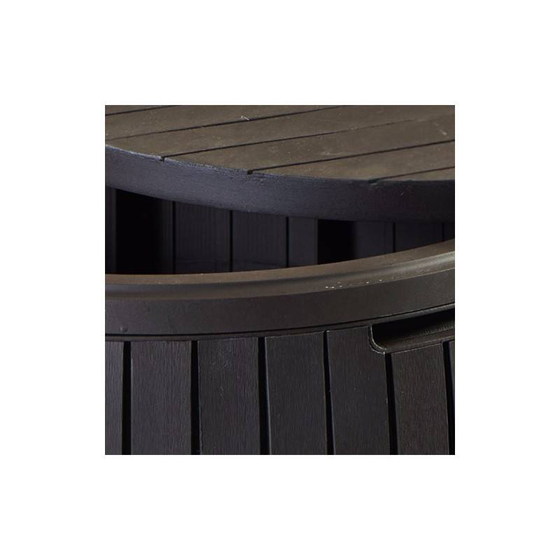 Keter - Coffre de jardin Circawood - 132 L - Gris - Image 10