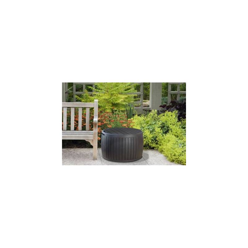 Keter - Coffre de jardin Circawood - 132 L - Gris - Image 7