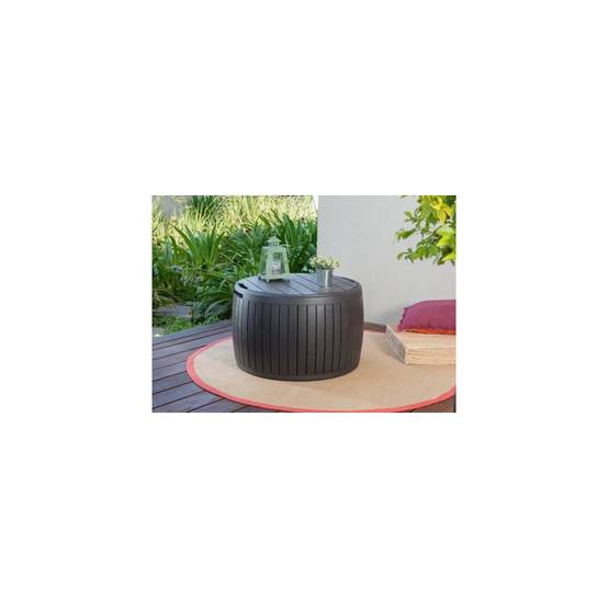 Keter - Coffre de jardin Circawood - 132 L - Gris - Image 9