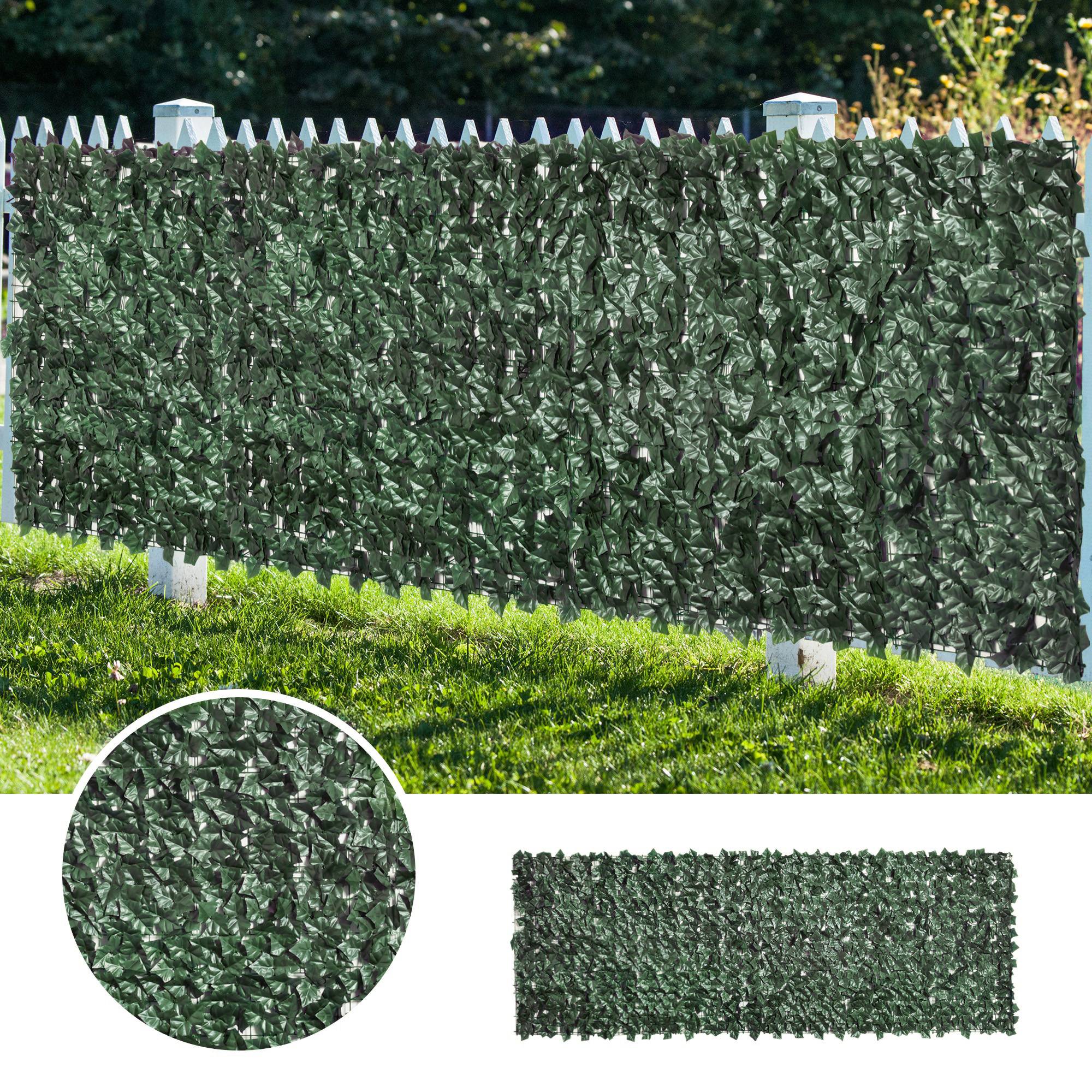 ComfortXL - Haie Artificielle Brise-Vue Rouleau 300x100cm Occultant Jardin Balcon Terrasse - ComfortXL Outdoor Living - Image 7