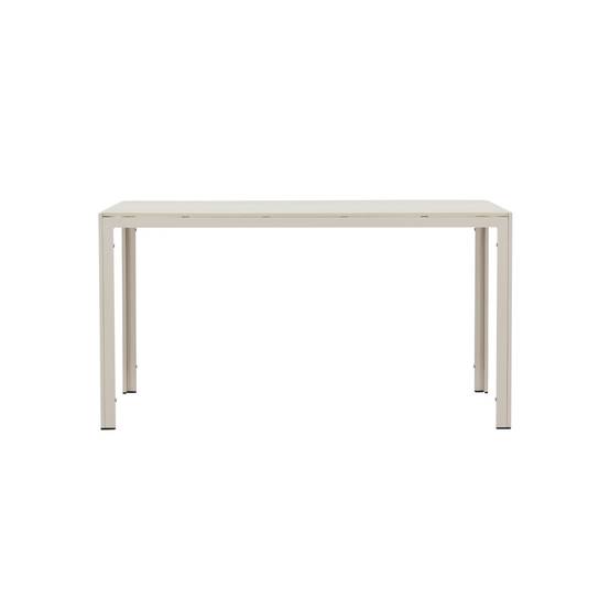 Paris Prix - Table de Jardin "Mirko" 140cm Beige - Image 4
