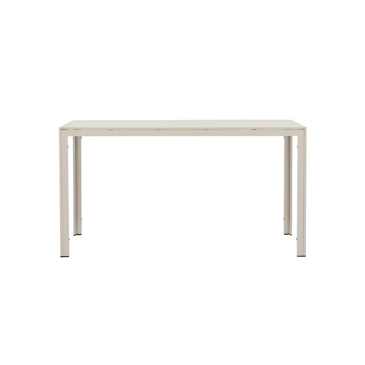 Paris Prix - Table de Jardin "Mirko" 140cm Beige - Image 4