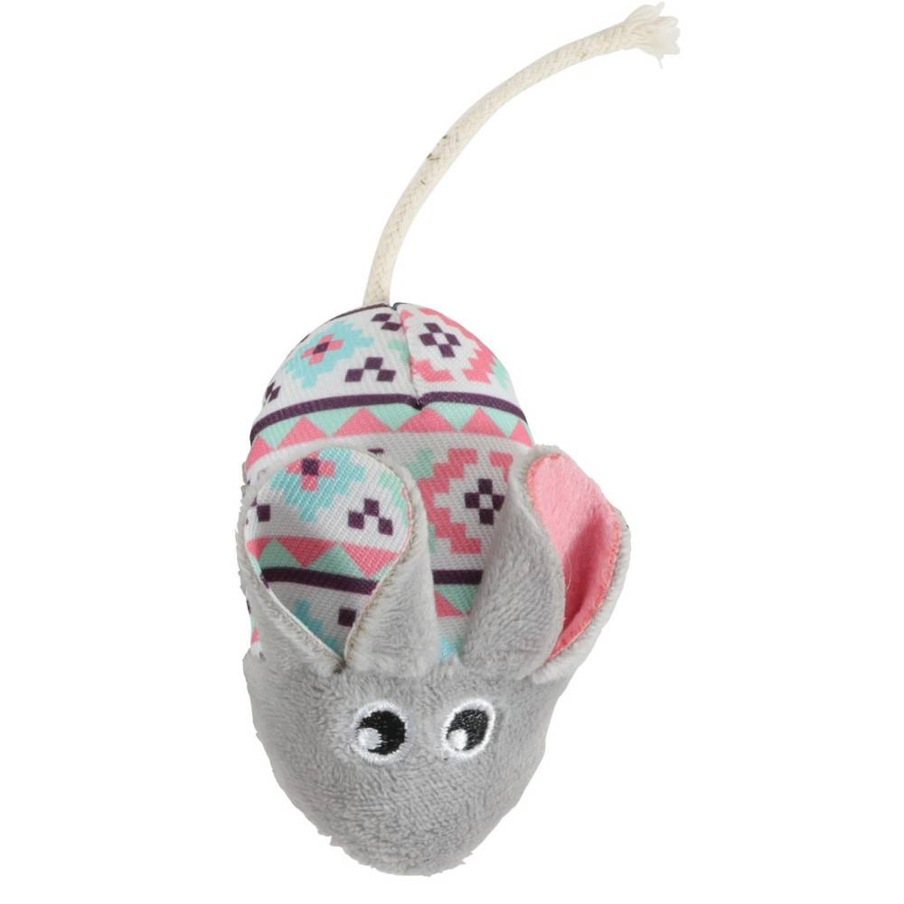 Zolux - Souris grise Kali. 14 x 5 x 3 cm. avec catnip. Jouet chat - Image 2