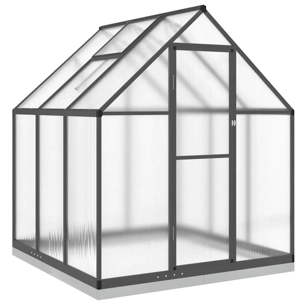 PANGIVO - Serre aluminium anthracite 169 x 169 x 202 cm - PANGIVO - Image 2