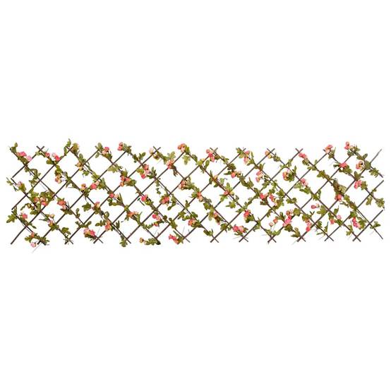 Treillis de lierre artificiel PVC bois rose foncé 180 x 60 cm, Poids :3.84kg - PANGIVO - Image 4