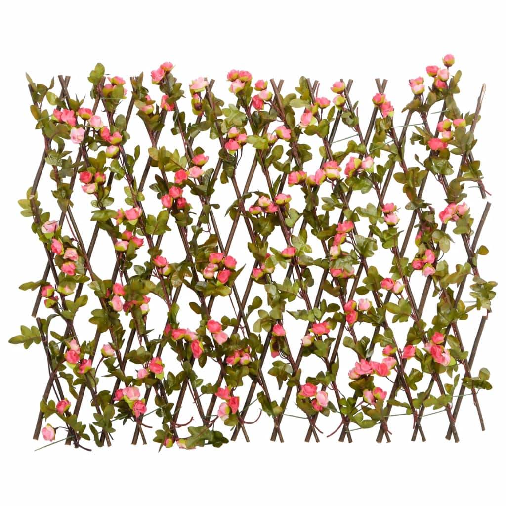 Treillis de lierre artificiel PVC bois rose foncé 180 x 60 cm, Poids :3.84kg - PANGIVO - Image 3