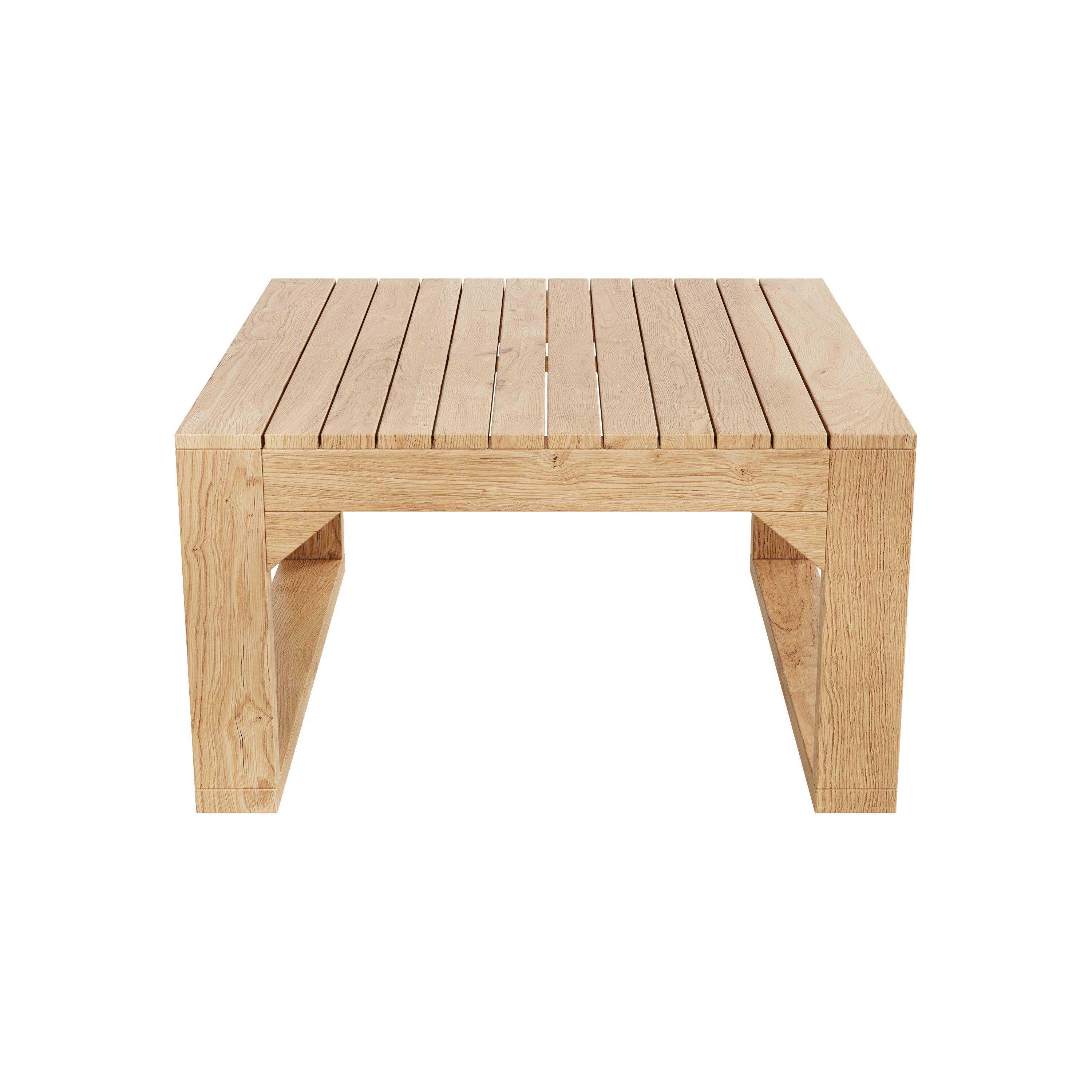Salon de jardin bois acacia massif terrasse extérieur ensemble 5 pièces 6 places crème - ComfortXL Outdoor Living - Image 8