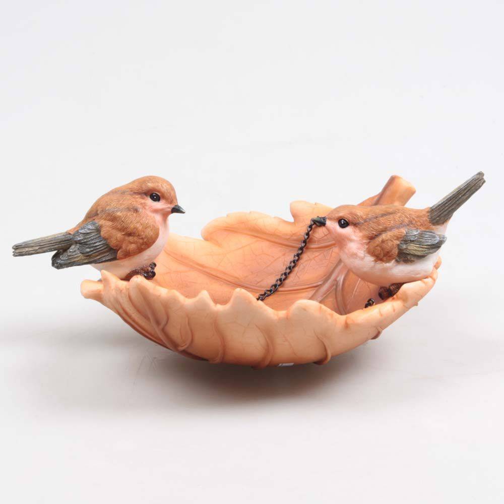 Farmwood Animals - Oiseau dans bain en résine à suspendre Moineau - Image 2