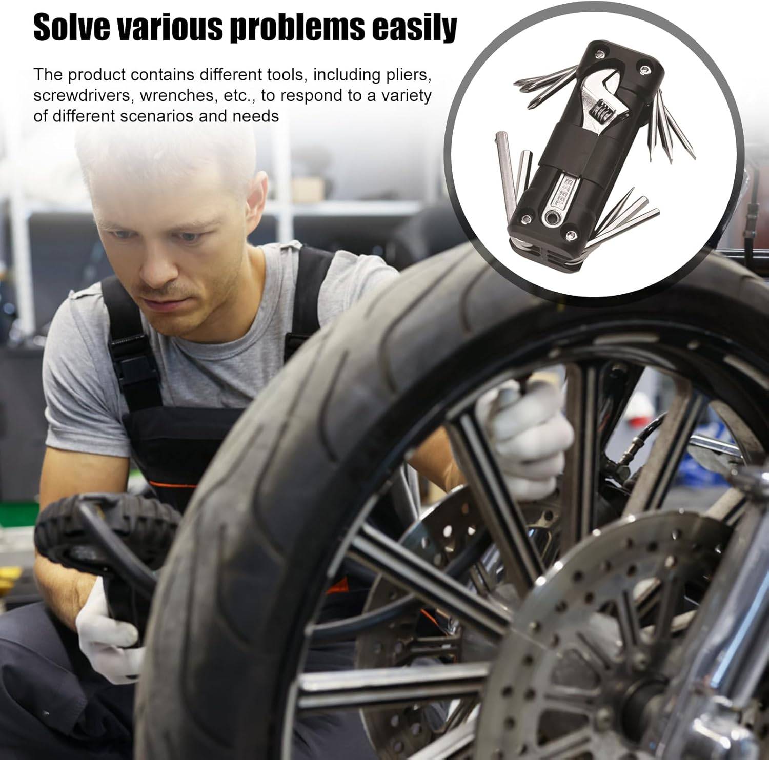 Kit Multifonction Outdoor - Vélo/Camping/Moto-Living123 - Image 6
