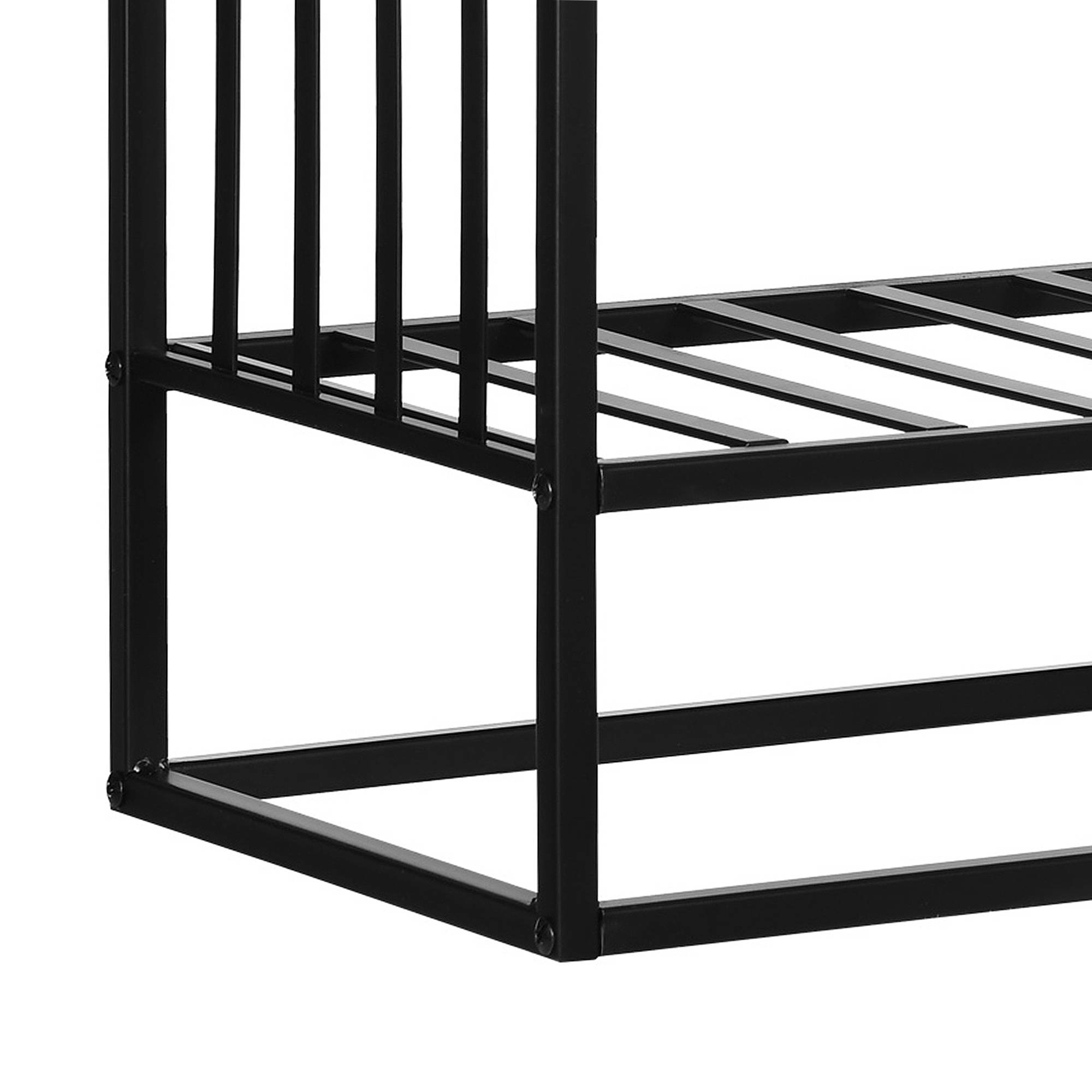 Porte-bûches surélevé en acier inoxydable, pour cheminée intérieure et extérieure, 4 outils inclus, 75 x 30 x 60 cm - Image 6