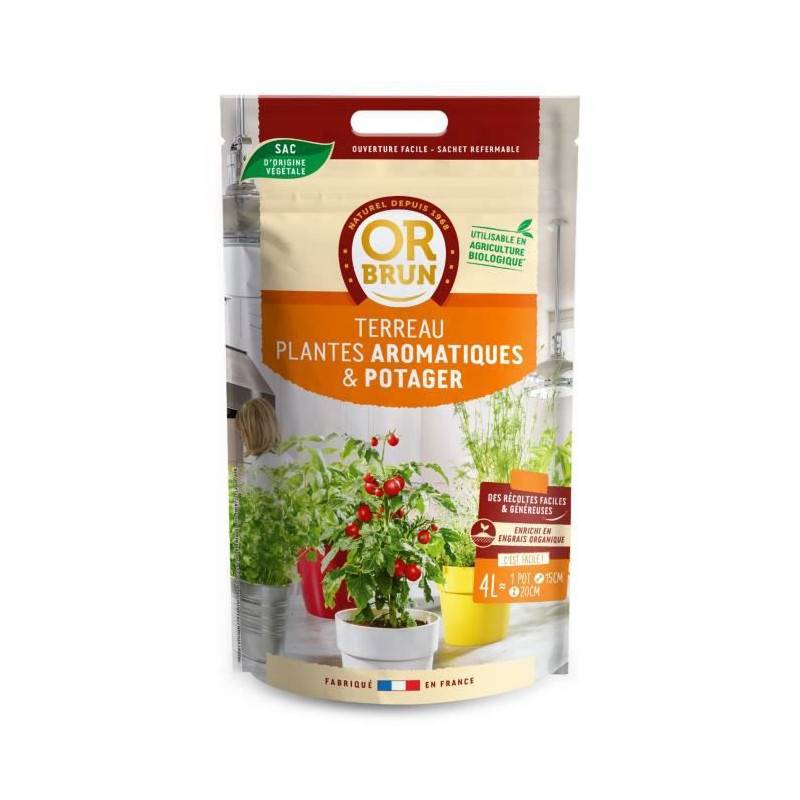 Or Brun - Or Brun-terreau Potager Et Aromatique 4l - Image 1
