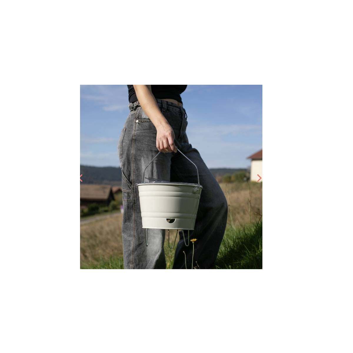 Livoo - Barbecue à charbon 27cm crème DOC327C Livoo - Image 3