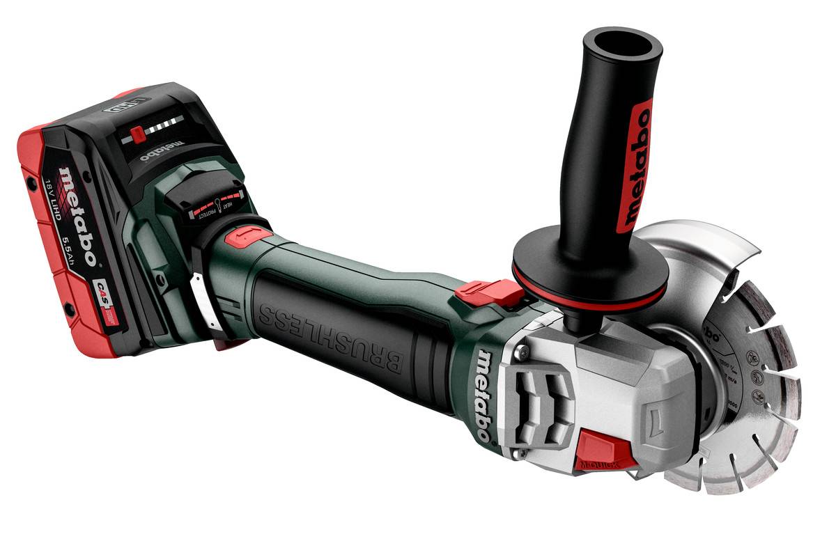 Metabo - Meuleuse 125 mm 18 V sans fil WB 18 LT BL 11-125 Quick Pick+Mix - sans batterie - Image 3