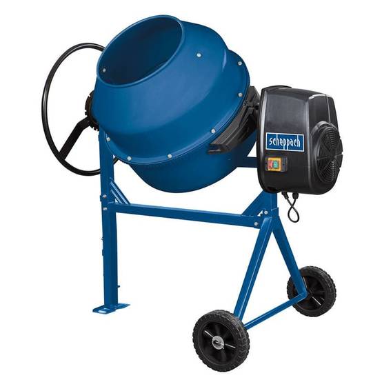 Scheppach - Bétonnière 180L 800W mobile puissante pour chantiers – MIX180 – Scheppach - Image 1