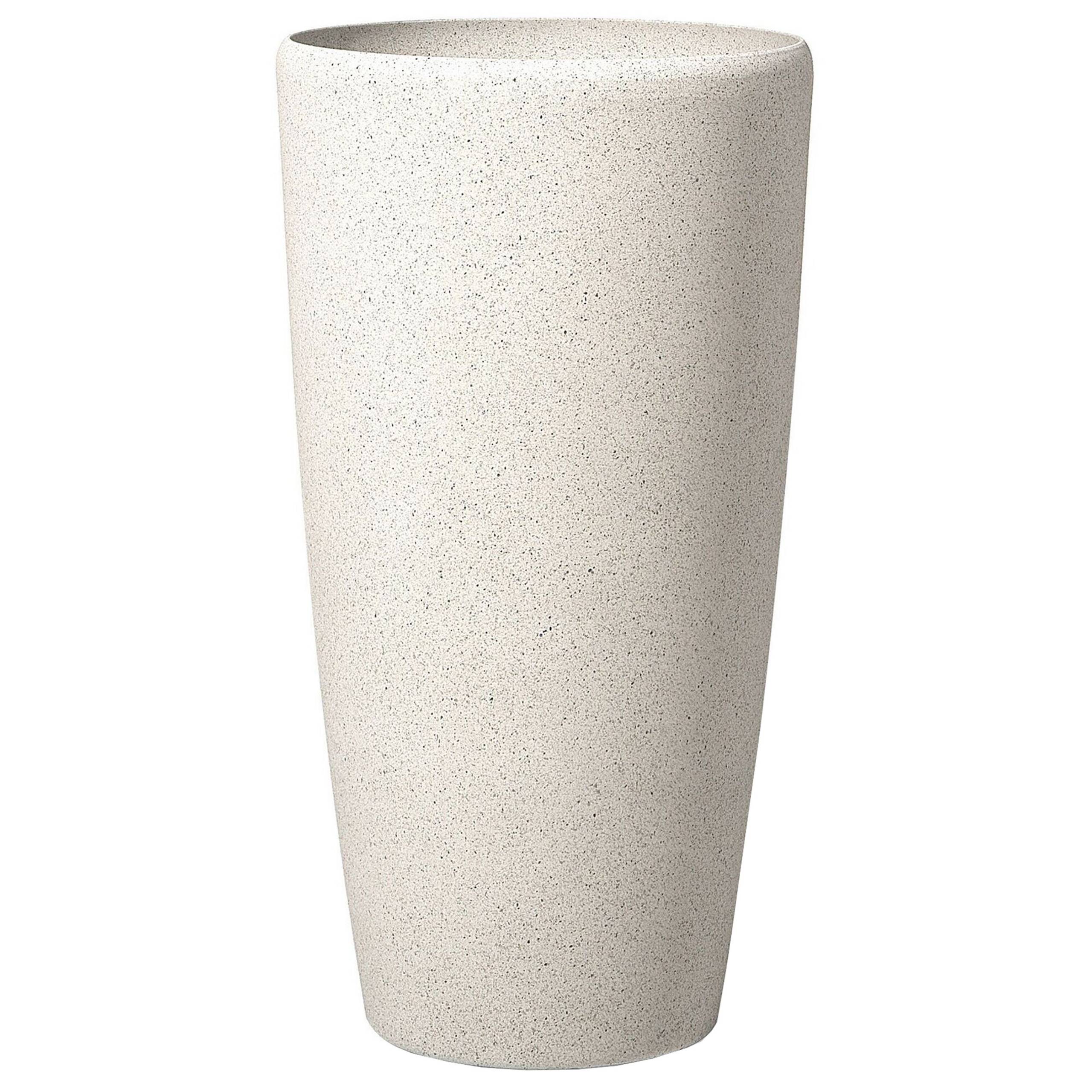 Cache-pot d'extérieur Fibre d'argile Beige clair ABDERA - Beliani - Image 1