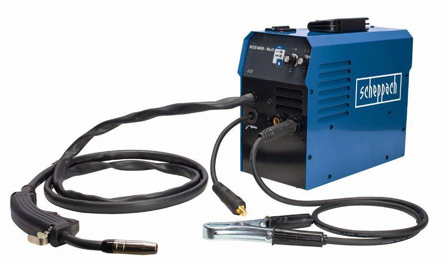 Scheppach - Poste à souder digital WSE4000CUT - Multi procédés TIG MMA 20/160A et Découpeur Plasma 10/40A - AMPS 230V Masque, Eletrodes et Buses incluses - SCHEPP