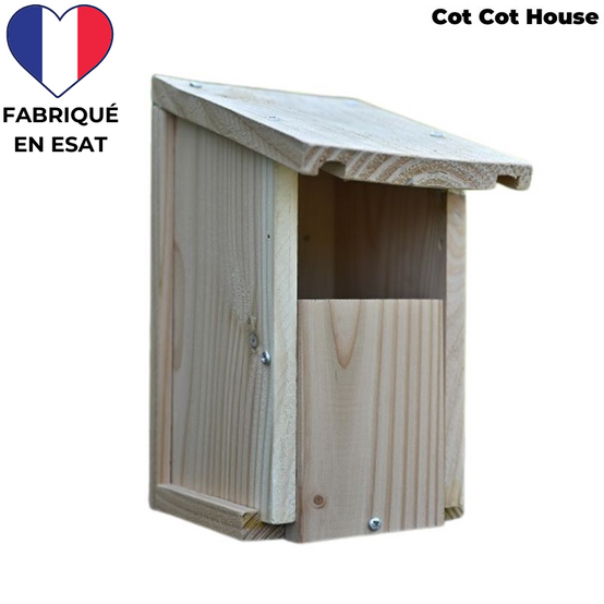 Nichoir à oiseaux en kit pour rouge-gorge - Cot Cot House - Image 1