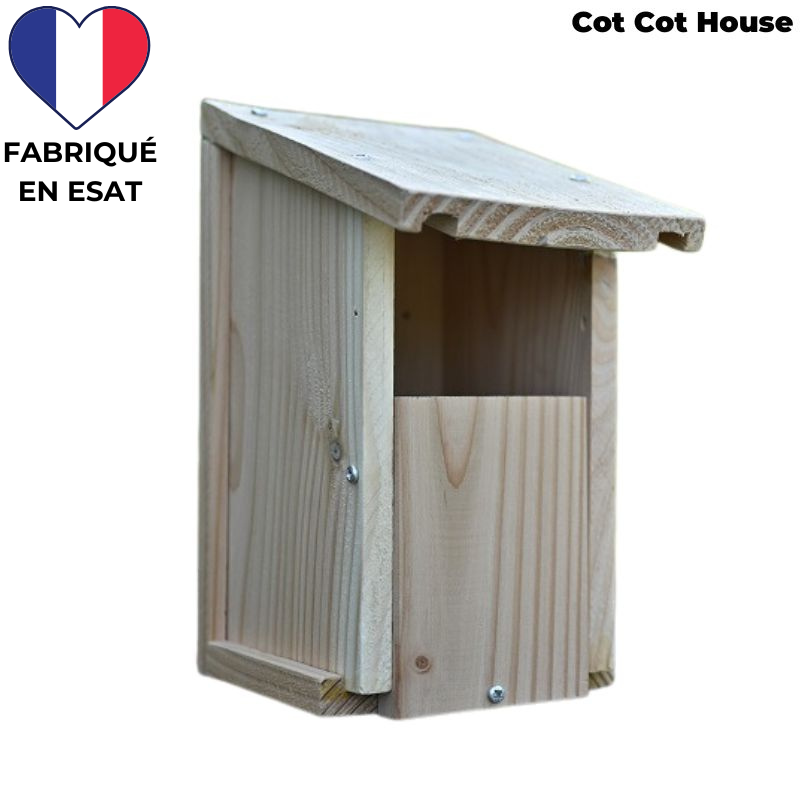 Nichoir à oiseaux en kit pour rouge-gorge - Cot Cot House - Image 1