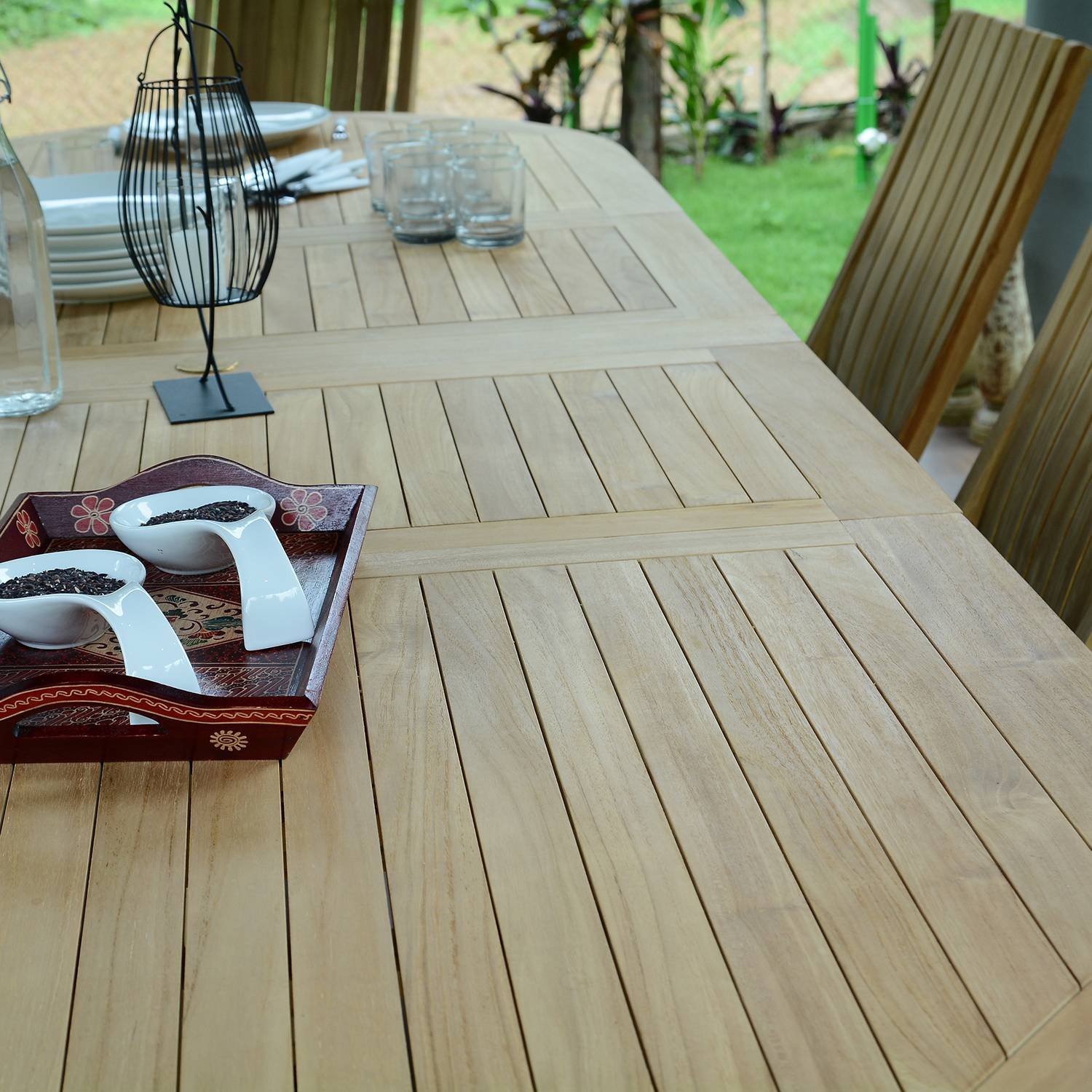 Teck'Attitude - Salon de jardin en teck massif Malte, 8 places - TECK'Attitude - Image 3