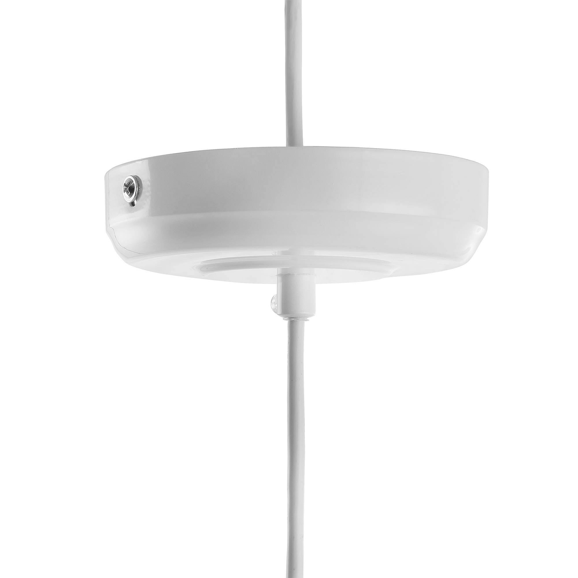 Beliani - Lampe suspension Métal Blanc MAVONE - 24x15x121- Beliani - Image 7