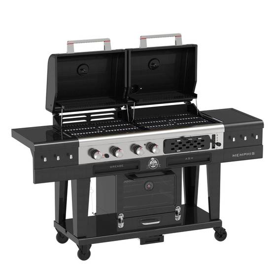 Pit Boss - Barbecue Hybride 3-en-1 : Gaz, Charbon, Fumoir Électrique BBQ Cuisine Extérieure Conviviale Memphis Ultimate 2.0 PIT BOSS - Image 1
