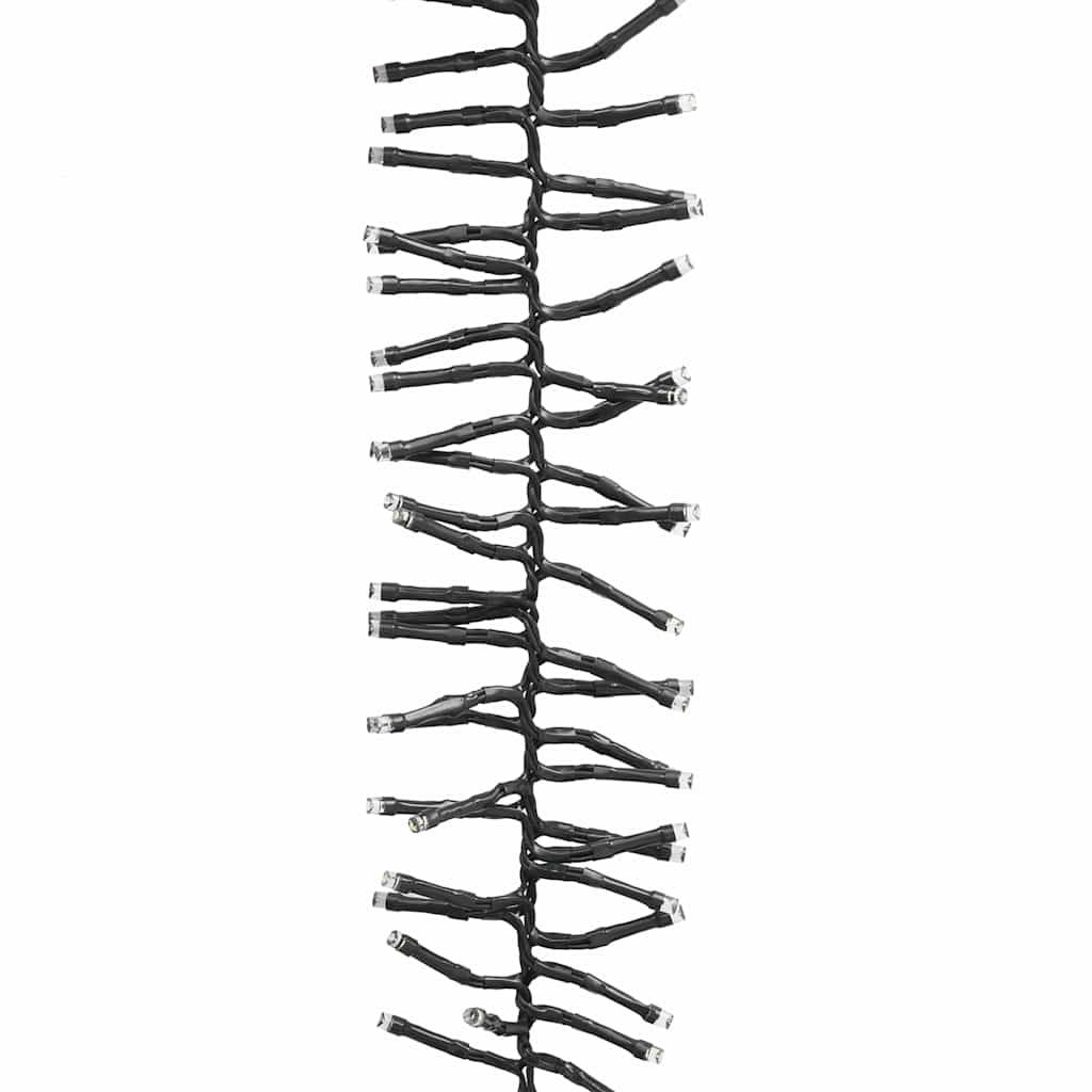 Guirlande LED Groupée PVC 8 Modes pour Fêtes Noël Jardin Blanc Chaud 400 LED 7,4m – ComfortXL Outdoor Living - Image 6
