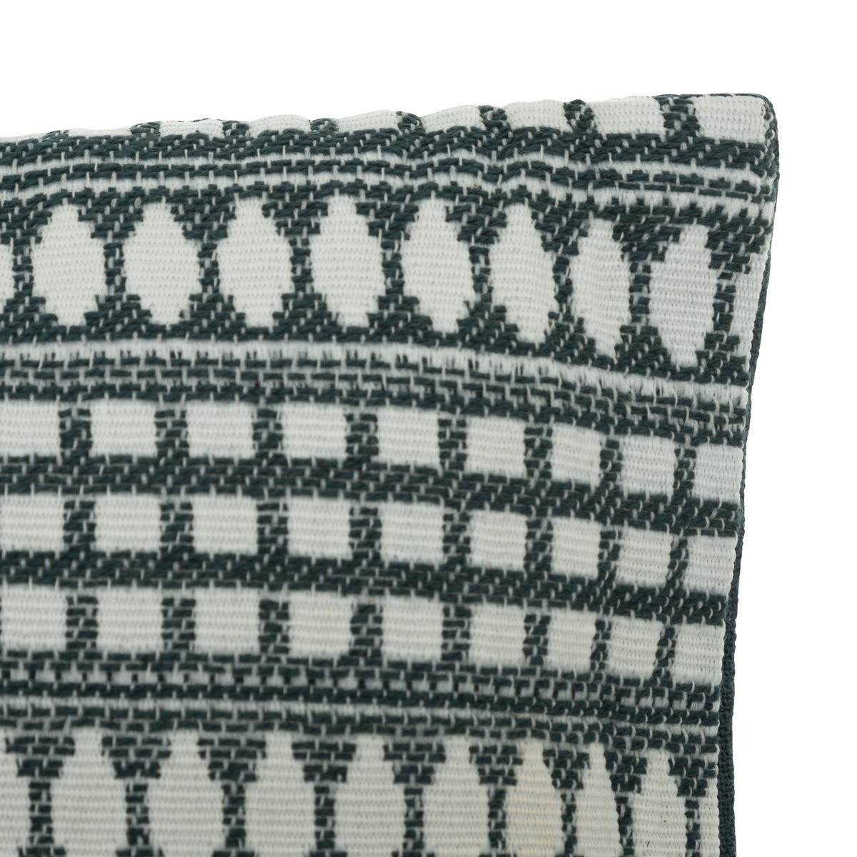 Coussin décoratif Bleu Egéen Jacquard 30 x 50 cm - Image 2