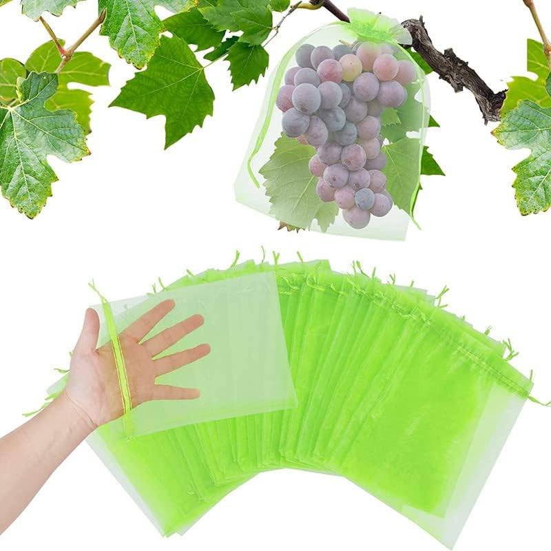 Sachets de protection pour fruits et raisins - Sachets de protection pour plantes - 20 x 30 cm - 100 pièces - Vert-Lytech - Image 1