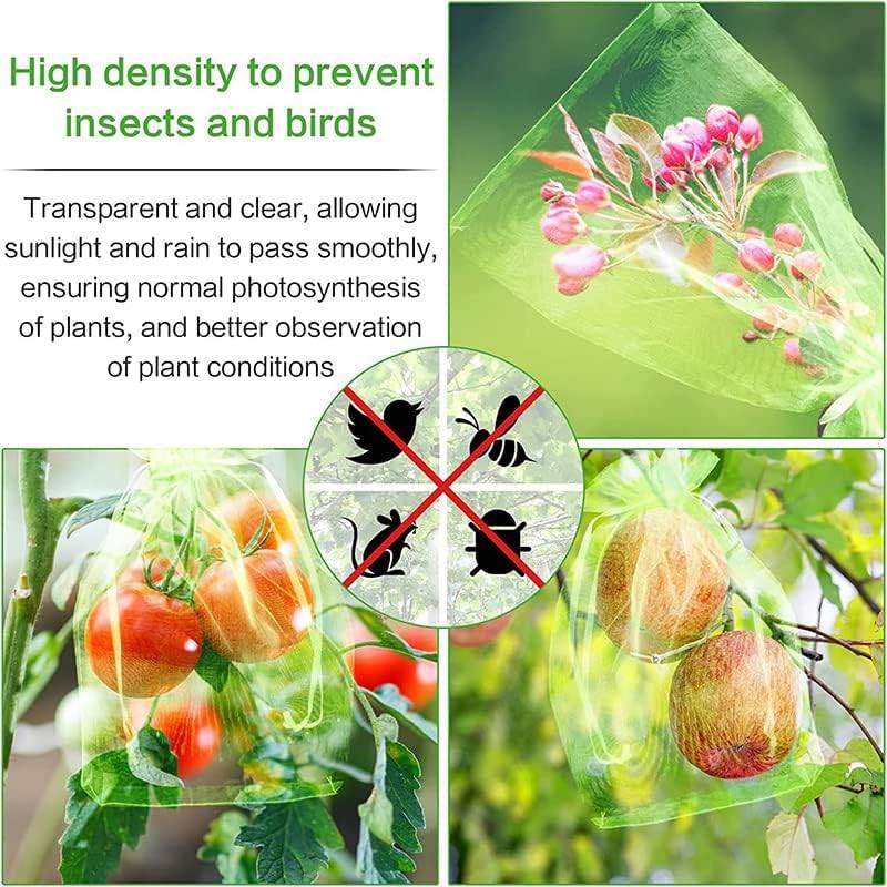 Sachets de protection pour fruits et raisins - Sachets de protection pour plantes - 20 x 30 cm - 100 pièces - Vert-Lytech - Image 3