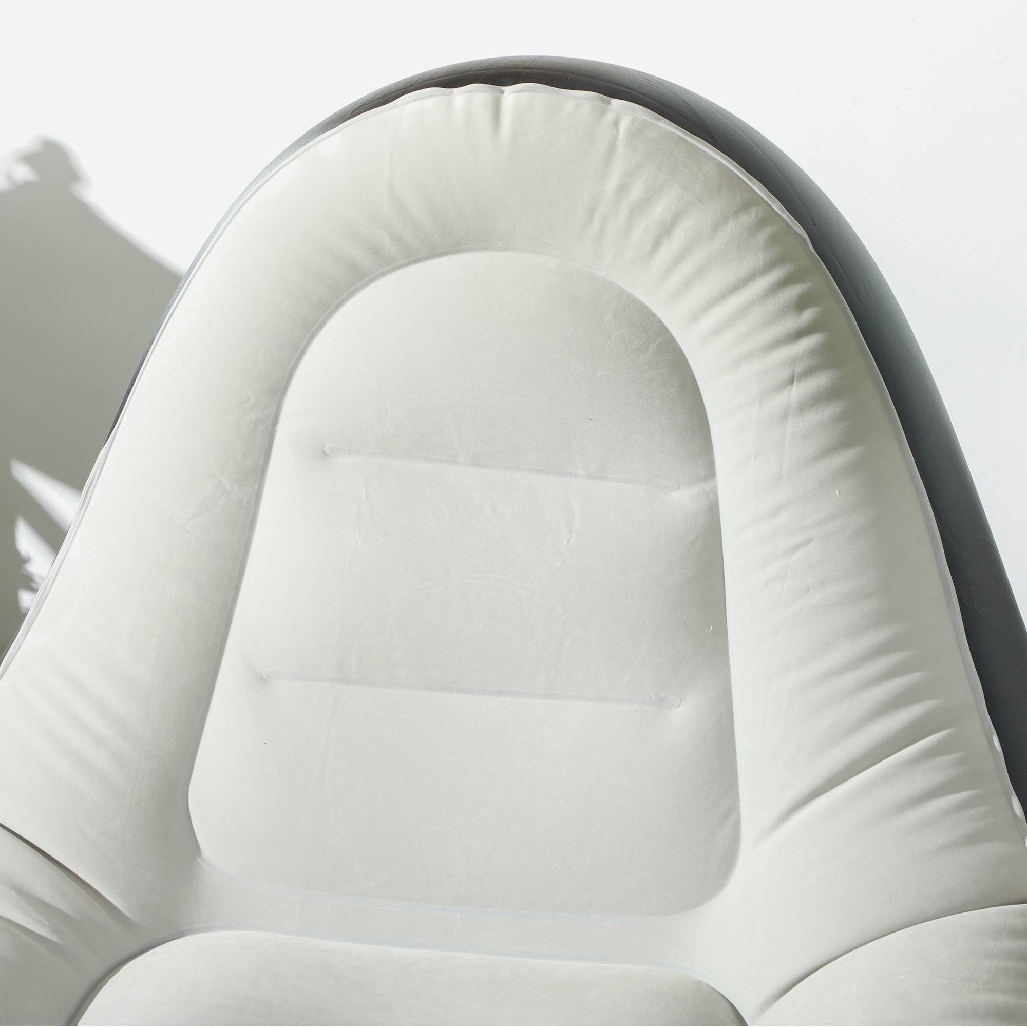 Sans Marque - Fauteuil gonflable, extérieur, 125x100x87cm, gris+noir - Image 9
