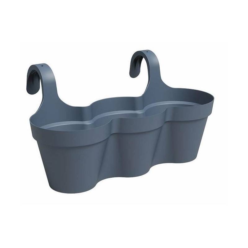 Artevasi - Pot Artevasi - Capri Triple - Balcon - Bleu Ardoise - L54 X P30,5 X H28 Cm - Image 1