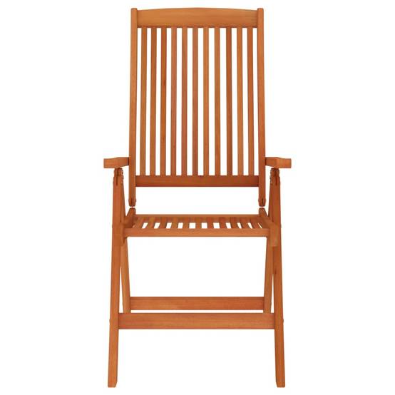 Chaises de jardin pliables Bois d'eucalyptus massif 58 x 71 x 112 cm - PANGIVO - Image 4
