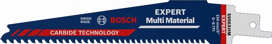 Bosch Professional - Carte 1 lame de scie sabre carbure Expert 150 mm BOSCH pour bois et métal S956XHM - 2608900389 - Image 1