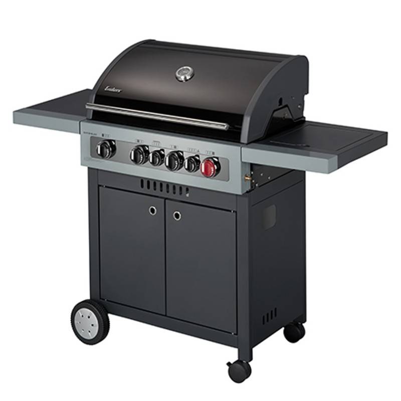 Barbecue Gaz Boston Black 4 K Turbo - ENDERS - Avec SWITCH GRID- 1 Turbo Zone - 1 brûleur arrière infrarouge et latéral - Image 1