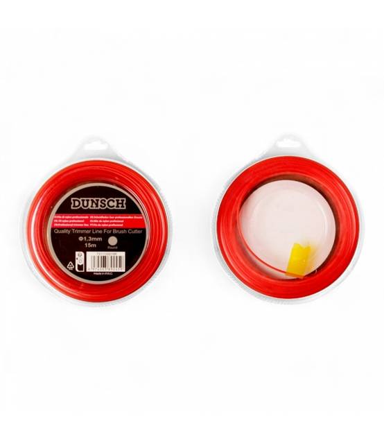 Fil pour débroussailleuse et coupe-bordure rond 1,3mm 15m - DUNSCH 7311130015R - Image 1
