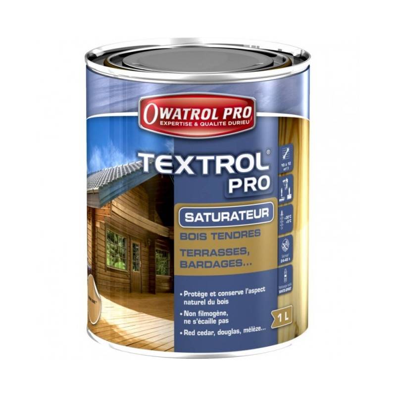 Owatrol - Saturateur bois Textrol Pro 1L OWATROL - Teintes: Chêne moyen