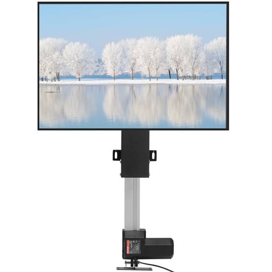 VEVOR Support mural TV motorisé, écrans 28-32". Charge 60kg, hauteur réglable 77.4-127.4cm. - Image 1