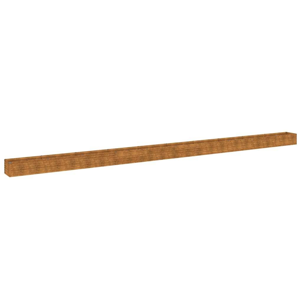 Prolenta Premium - Jardinière acier marron  960 x 50 x 36 cm  - Prolenta premium p381.7 - Image 2