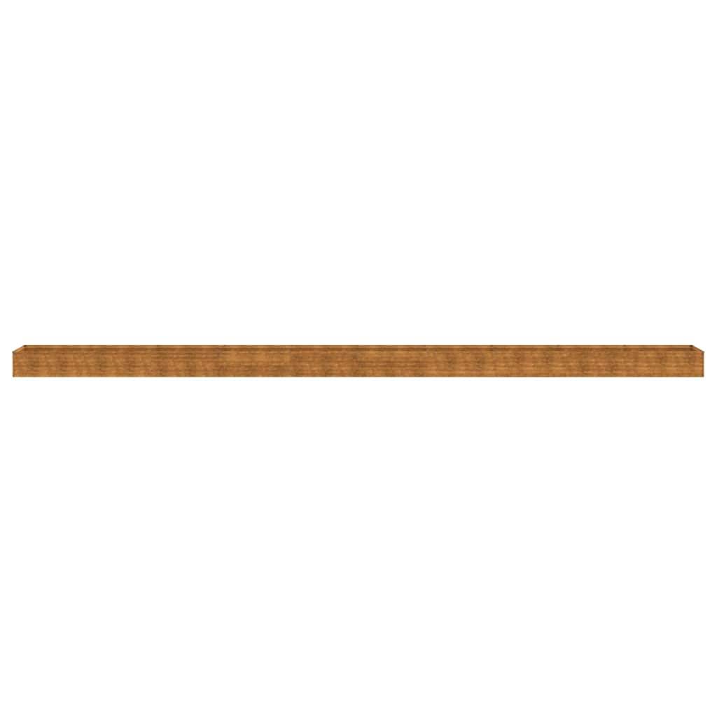 Prolenta Premium - Jardinière acier marron 960 x 50 x 36 cm - Prolenta premium p381.7 - Image 4