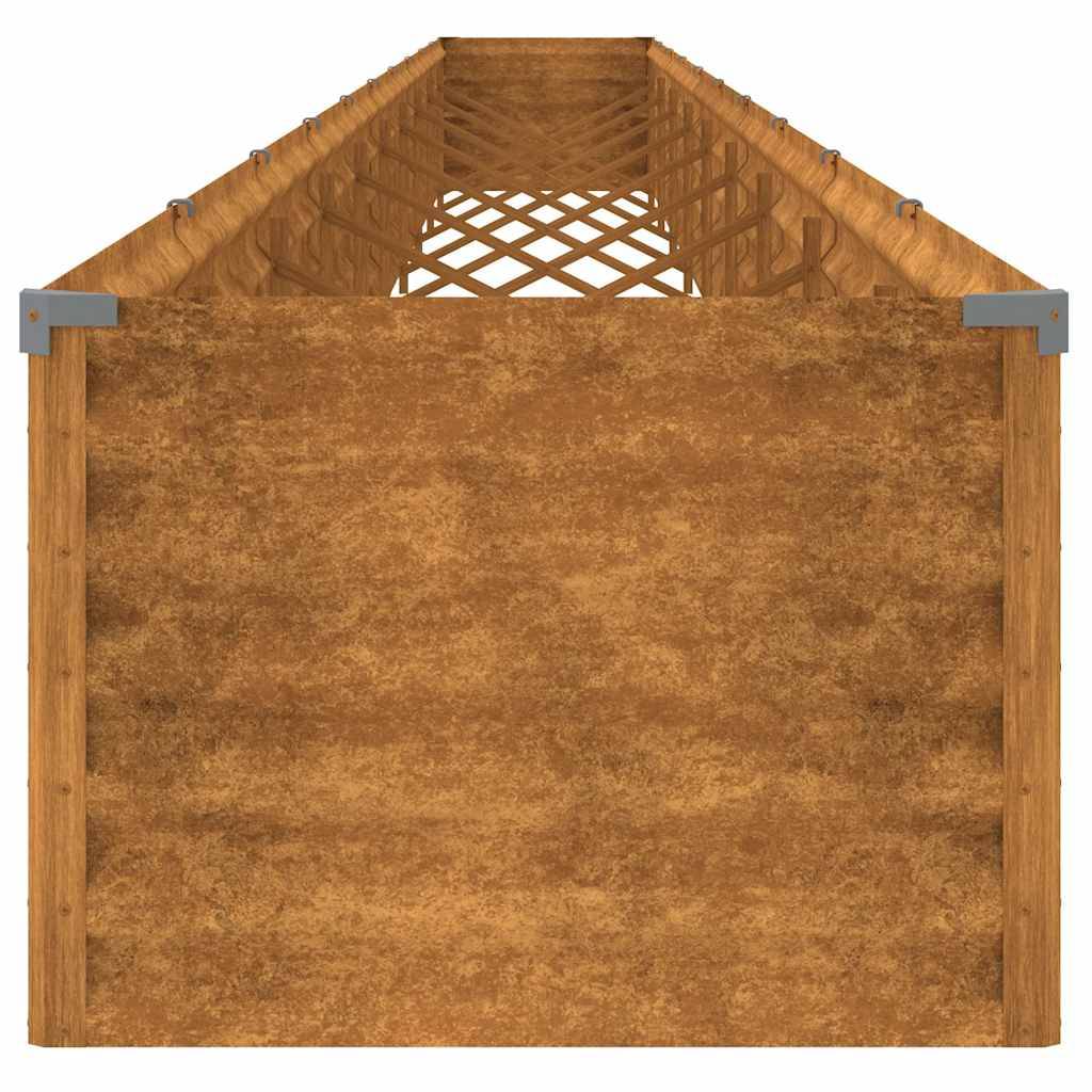 Prolenta Premium - Jardinière acier marron 960 x 50 x 36 cm - Prolenta premium p381.7 - Image 5